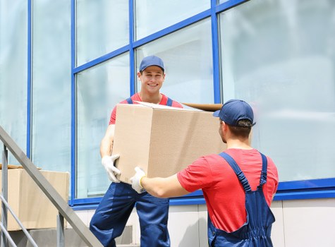 Man with van moving service terms and conditions document