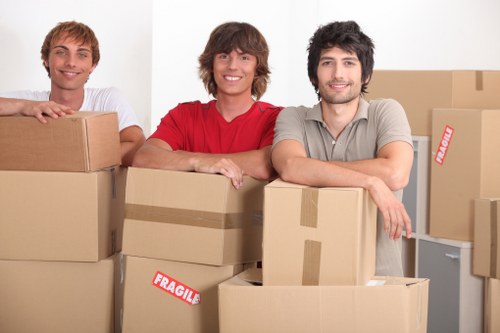 Business move packing and handling services in Belsize Park