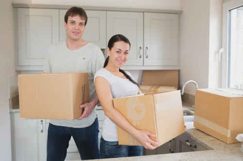 Safe loading and unloading of a moving truck in Belsize Park